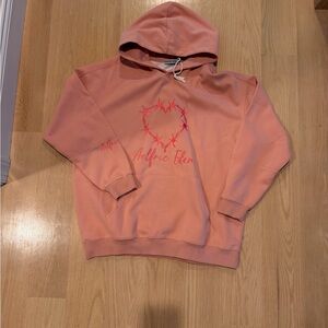 Aelfric Eden Pink Hoodie with Heart Design